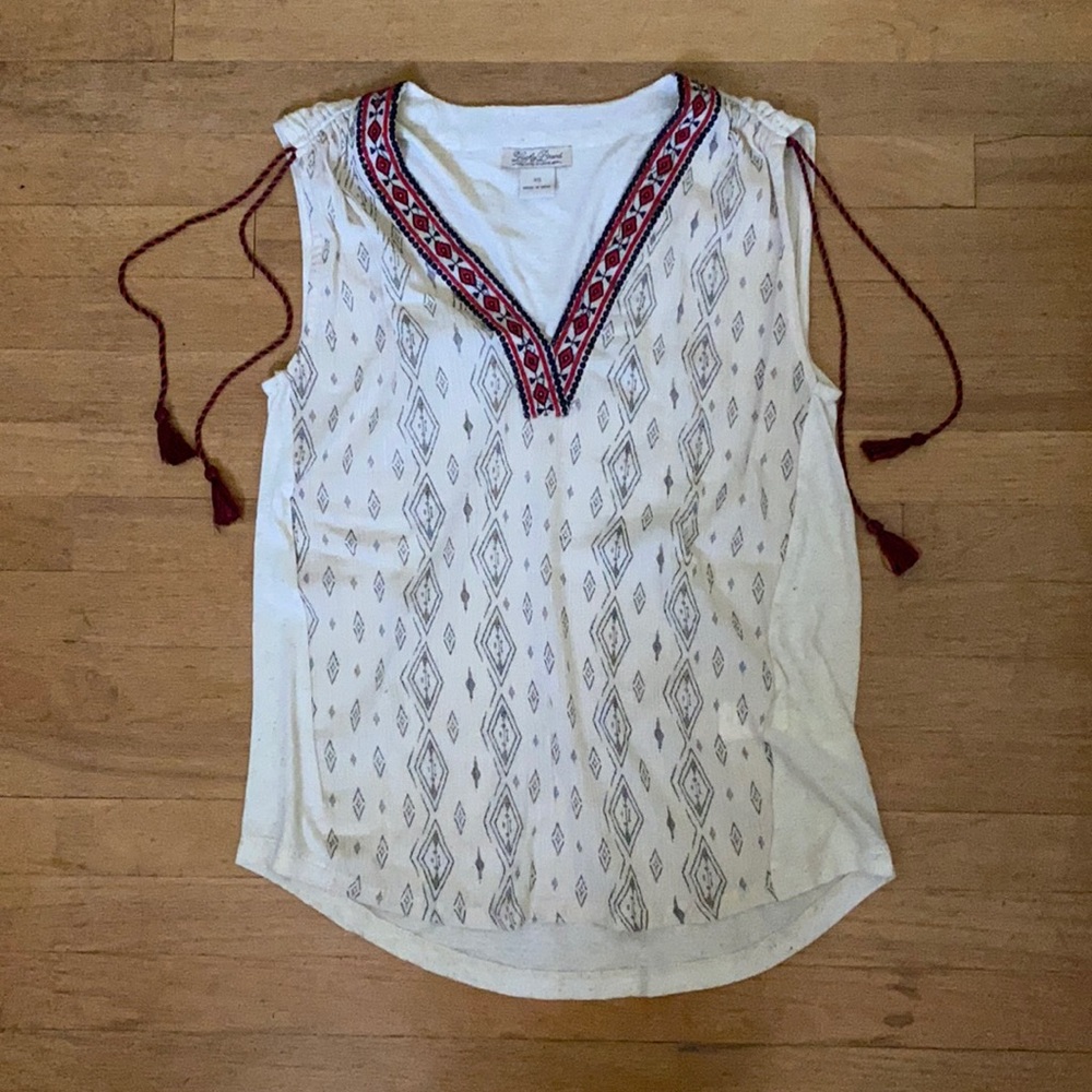 Lucky Brand Woven Sleeveless Blouse